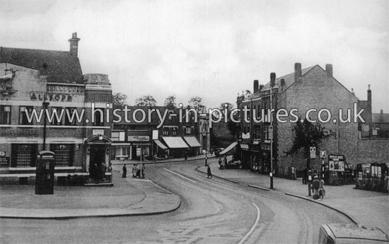 Station Road, Hornchurch, Essex. c.1952